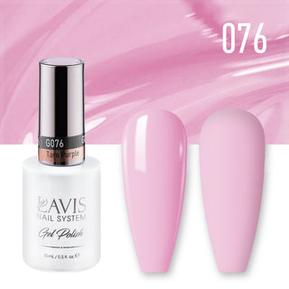  Lavis Gel Nail Polish Duo - 076 Purple Colors - Taro Purple by LAVIS NAILS sold by DTK Nail Supply