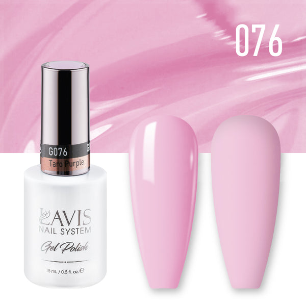  Lavis Gel Nail Polish Duo - 076 Taro Purple by LAVIS NAILS sold by DTK Nail Supply
