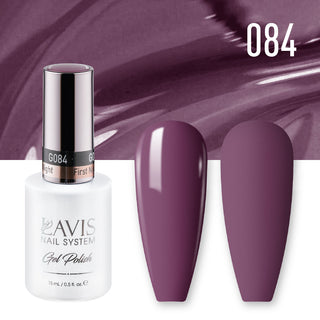  Lavis Gel Polish 084 - Brown Purple Colors - First Night by LAVIS NAILS sold by DTK Nail Supply