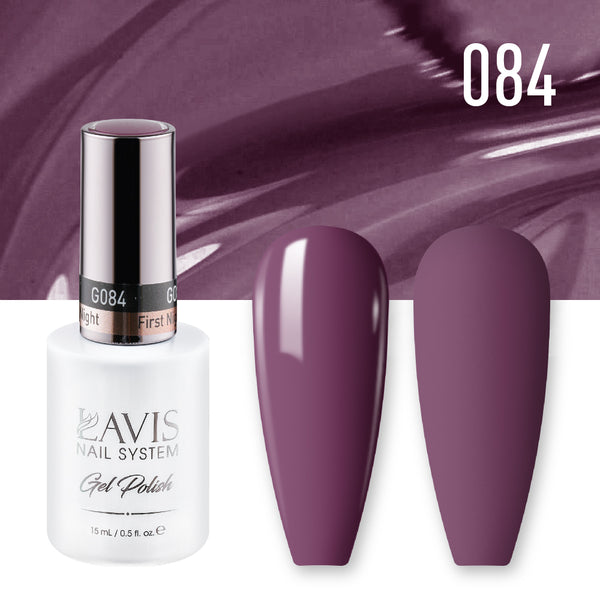  Lavis Gel Nail Polish Duo - 084 First Night by LAVIS NAILS sold by DTK Nail Supply