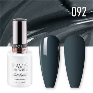  Lavis Gel Nail Polish Duo - 092 Black Colors - Downtime by LAVIS NAILS sold by DTK Nail Supply