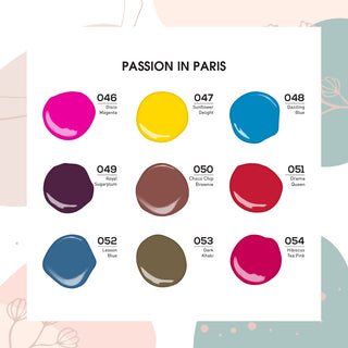  PASSION IN PARIS - Lavis Holiday Nail Lacquer Collection: 046; 047; 048; 049; 050; 051; 052; 053; 054 by LAVIS NAILS sold by DTK Nail Supply