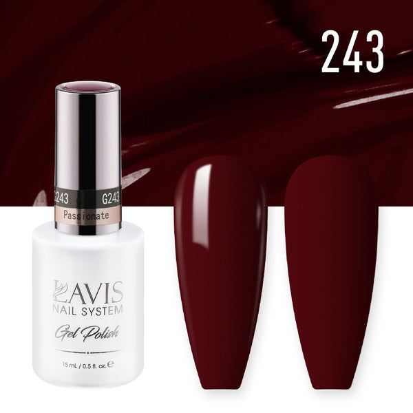Lavis Gel Polish 243 - Brown Colors - Passionate by LAVIS NAILS sold by DTK Nail Supply