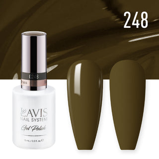  Lavis Gel Polish 248 - Moss Colors - Brass by LAVIS NAILS sold by DTK Nail Supply