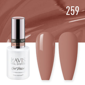 Lavis Gel Polish 259 - Vintage Rose Colors - Play Date by LAVIS NAILS sold by DTK Nail Supply