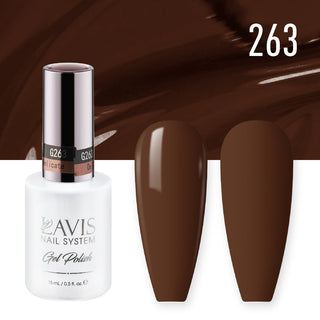 Lavis Gel Polish 263 - Brown Colors - Delicate by LAVIS NAILS sold by DTK Nail Supply