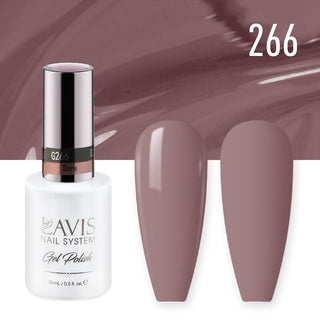  Lavis Gel Polish 266 - Vintage Rose Colors - Bare by LAVIS NAILS sold by DTK Nail Supply