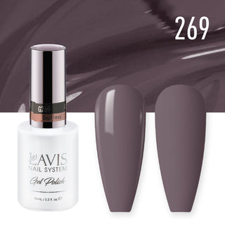 Lavis Gel Polish 269 - Mauve Colors - Soulless by LAVIS NAILS sold by DTK Nail Supply