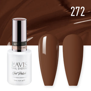 Lavis Gel Polish 272 - Brown Colors - Caramel by LAVIS NAILS sold by DTK Nail Supply