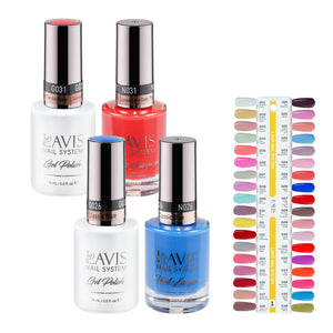 Lavis Gel Polish & Matching Nail Lacquer Duo Part 1: 001-036 (36 Colors) by LAVIS NAILS sold by DTK Nail Supply