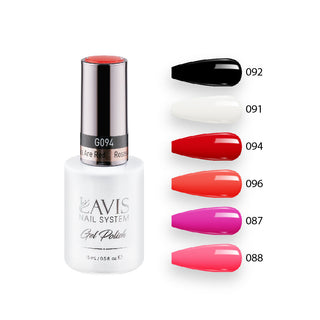  Lavis Gel Summer Color Set G2 (6 colors): 088, 087, 091, 092, 094, 096 by LAVIS NAILS sold by DTK Nail Supply