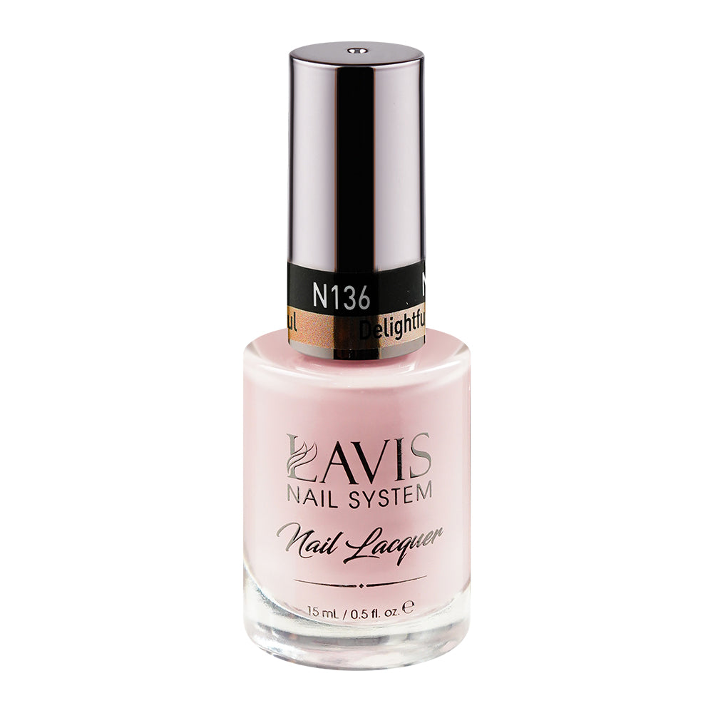 LAVIS Nail Lacquer - 136 Delightful - 0.5oz by LAVIS NAILS sold by DTK Nail Supply