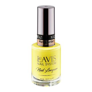  LAVIS Nail Lacquer - 141 Mango Sorbet - 0.5oz by LAVIS NAILS sold by DTK Nail Supply