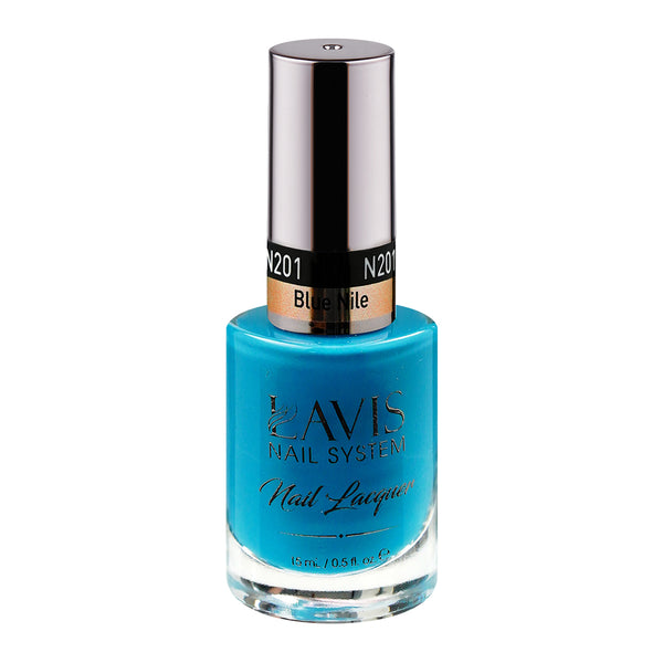 LAVIS Nail Lacquer - 201 Blue Nile - 0.5oz by LAVIS NAILS sold by DTK Nail Supply