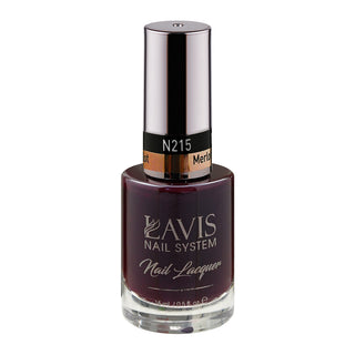  LAVIS Nail Lacquer - 215 Merlot - 0.5oz by LAVIS NAILS sold by DTK Nail Supply