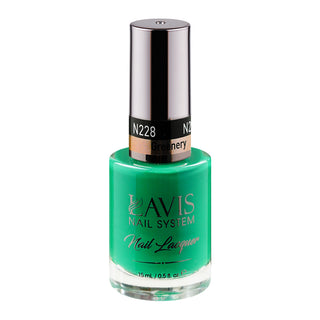  LAVIS Nail Lacquer - 228 Greenery - 0.5oz by LAVIS NAILS sold by DTK Nail Supply