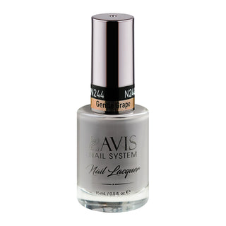  LAVIS Nail Lacquer - 244 (Ver 2) Gentle Grape - 0.5oz by LAVIS NAILS sold by DTK Nail Supply