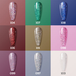  SUNSET PARTY - Lavis Holiday Nail Lacquer Collection: 097; 098; 099; 101; 103; 104; 106; 107; 108 by LAVIS NAILS sold by DTK Nail Supply