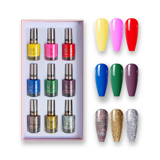  THE ESSENTIALS - Lavis Holiday Nail Lacquer Collection: 083; 084; 086; 093; 094; 095; 100; 102; 105 by LAVIS NAILS sold by DTK Nail Supply