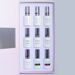  Lavis Holiday Collection: 7 Gel Polishes, 1 Base Gel, 1 Top Gel - WHEN IN TOKYO - 011; 032; 033; 034; 035; 036; 026 + BT by LAVIS NAILS sold by DTK Nail Supply