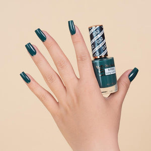 LDS Gel Nail Polish Duo - 032 Green Colors - Forest-Ever Green by LDS sold by DTK Nail Supply