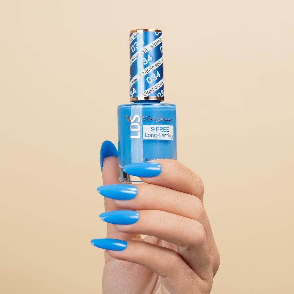  LDS 3 in 1 - 034 Vitamin Sea - Dip, Gel & Lacquer Matching by LDS sold by DTK Nail Supply