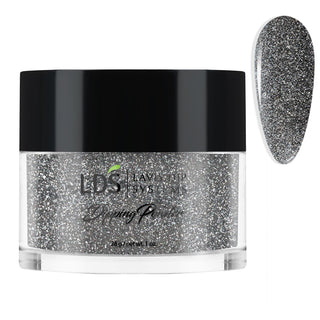  LDS Dipping Powder Nail - 046 Smoke And Ashes - Black, Glitter Colors by LDS sold by DTK Nail Supply