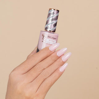  LDS Gel Nail Polish Duo - 050 Neutral, Pink, Beige Colors - Ladyfingers by LDS sold by DTK Nail Supply