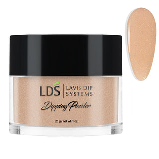  LDS Dipping Powder Nail - 056 Effortless Glow - Glitter, Coral, Beige Colors by LDS sold by DTK Nail Supply