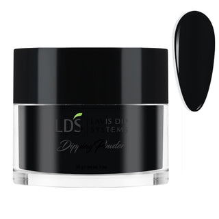  LDS Dipping Powder Nail - 074 Black List - Black Colors by LDS sold by DTK Nail Supply