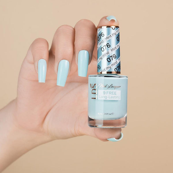  LDS Gel Nail Polish Duo - 076 Mint My Mind by LDS sold by DTK Nail Supply