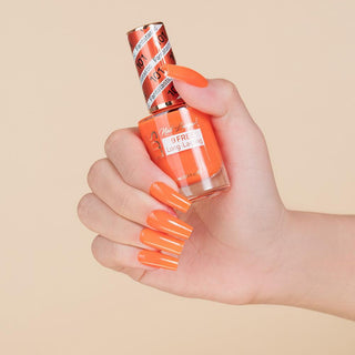  LDS Gel Nail Polish Duo - 101 Orange Colors - Fantatastic by LDS sold by DTK Nail Supply