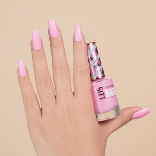  LDS 3 in 1 - 118 Pink Before You Leap - Dip, Gel & Lacquer Matching by LDS sold by DTK Nail Supply