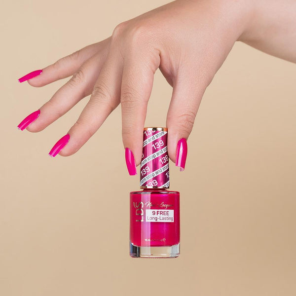 LDS Gel Nail Polish Duo - 139 Pink Colors - Make Them Stop And Stare by LDS sold by DTK Nail Supply