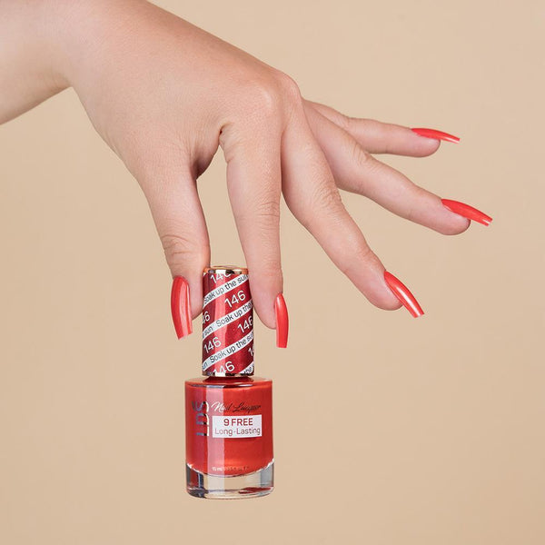  LDS Gel Nail Polish Duo - 146 Soak Up The Sun by LDS sold by DTK Nail Supply