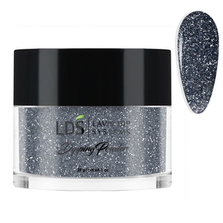  LDS Dipping Powder Nail - 158 Starry, Starry Night - Black, Glitter Colors by LDS sold by DTK Nail Supply