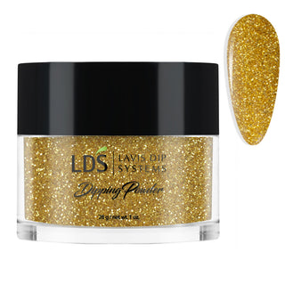  LDS Dipping Powder Nail - 162 Champagne - Glitter, Gold Colors by LDS sold by DTK Nail Supply