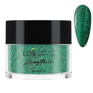  LDS Glitter, Green Dipping Powder Nail Colors - 172 Vivid Jade by LDS sold by DTK Nail Supply