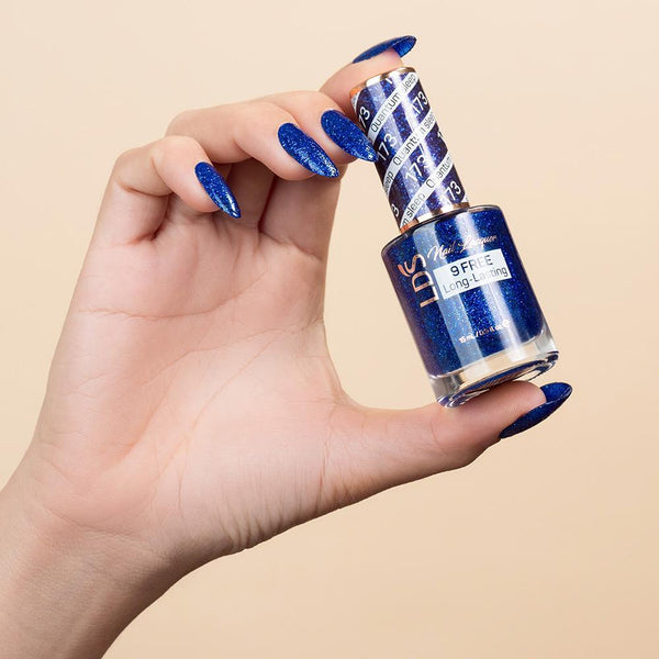LDS Gel Nail Polish Duo - 173 Glitter Colors - Quantum Sleep by LDS sold by DTK Nail Supply