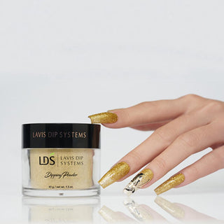  LDS Dipping Powder Nail - 171 Love Note - Glitter, Gold Colors by LDS sold by DTK Nail Supply