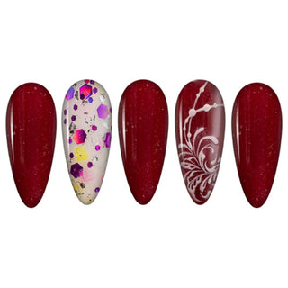  LDS Dipping Powder Nail - 033 Sangria - Red Colors by LDS sold by DTK Nail Supply