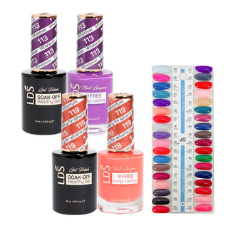  LDS Healthy Gel & Lacquer Part 4: 109-144 (36 Colors) by LDS sold by DTK Nail Supply