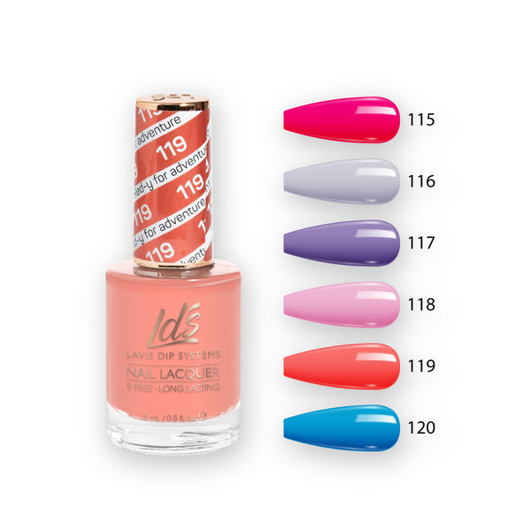  LDS Healthy Nail Lacquer Set (6 colors): 115 to 120 by LDS sold by DTK Nail Supply