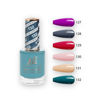  LDS Healthy Nail Lacquer Set (6 colors): 127 to 132 by LDS sold by DTK Nail Supply