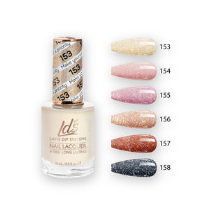  LDS Healthy Nail Lacquer Set (6 colors): 153 to 158 by LDS sold by DTK Nail Supply