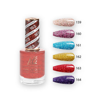 LDS Healthy Nail Lacquer Set (6 colors): 159 to 164 by LDS sold by DTK Nail Supply