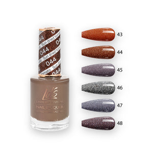  LDS Healthy Nail Lacquer Set (6 colors): 043 to 048 by LDS sold by DTK Nail Supply