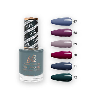 LDS Healthy Nail Lacquer Set (6 colors): 067 to 072 by LDS sold by DTK Nail Supply