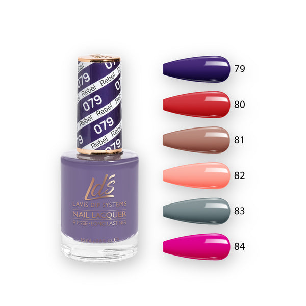  LDS Healthy Nail Lacquer Set (6 colors): 079 to 084 by LDS sold by DTK Nail Supply