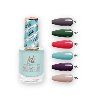  LDS Healthy Nail Lacquer Set (6 colors): 091 to 096 by LDS sold by DTK Nail Supply